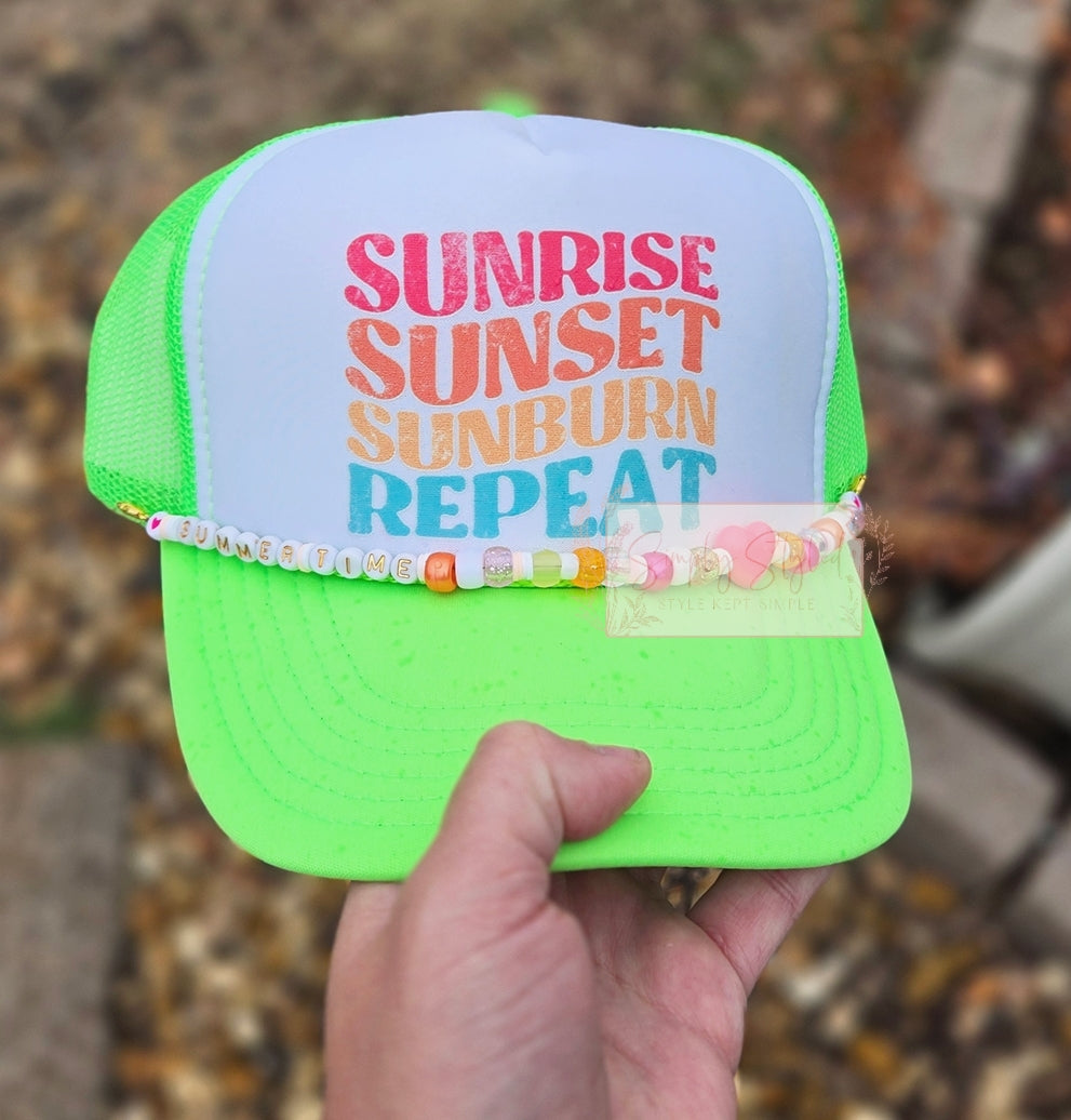 Sunrise, Sunburn, Sunset Hat