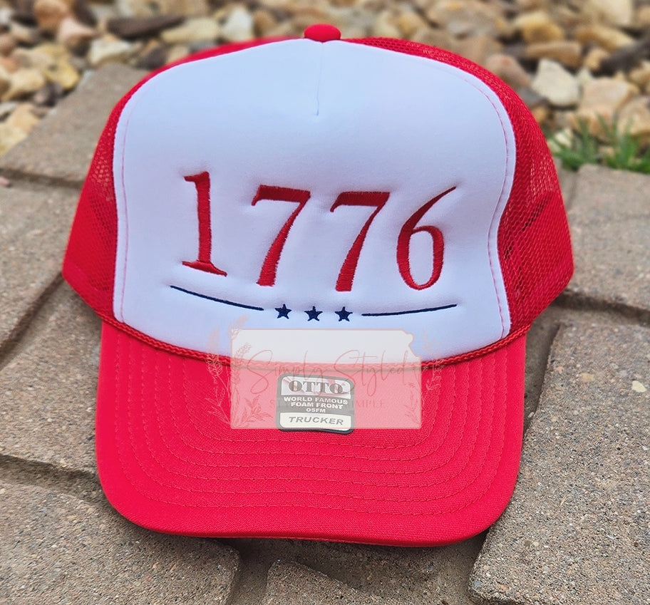 1776 Patriotic Trucker Hat