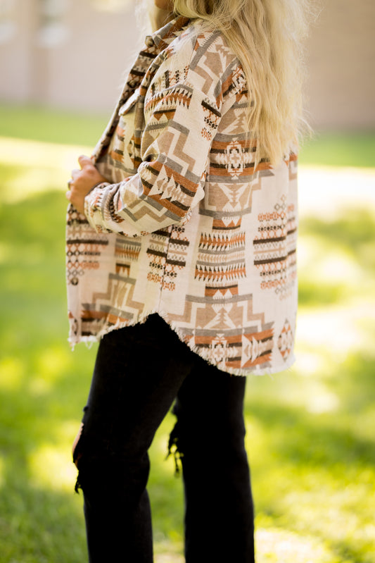 Aztec Western Shacket