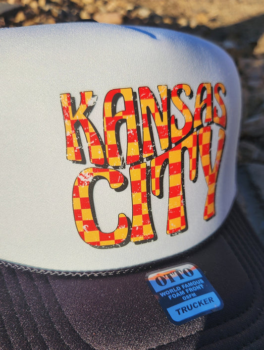 Kansas City Checkered Hat