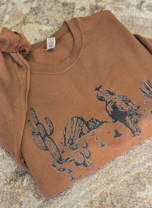 Western Sketch Crewneck