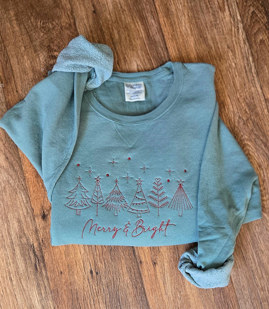 Merry & Bright Christmas Crewneck
