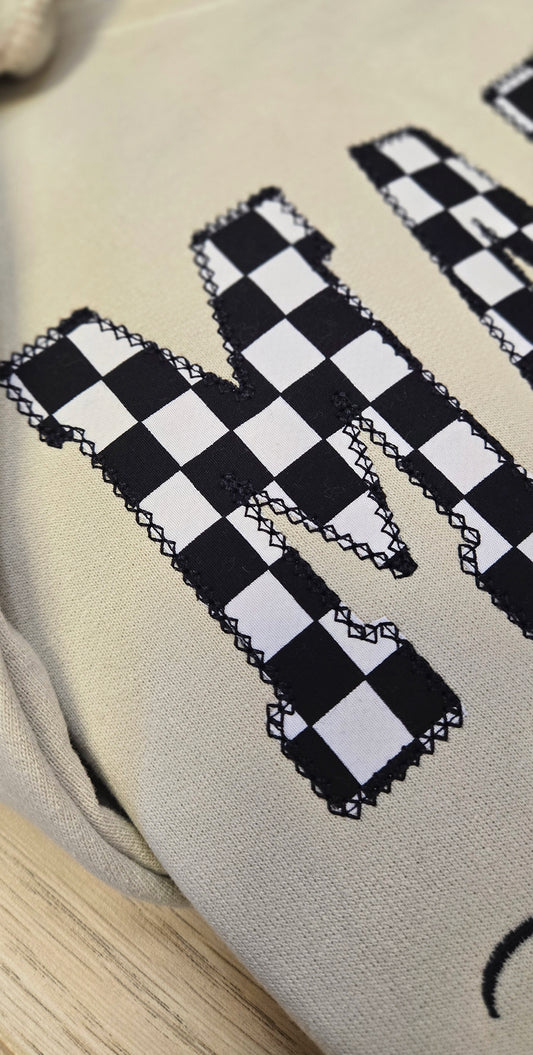 Checkered Mama Sweater **Read Description**