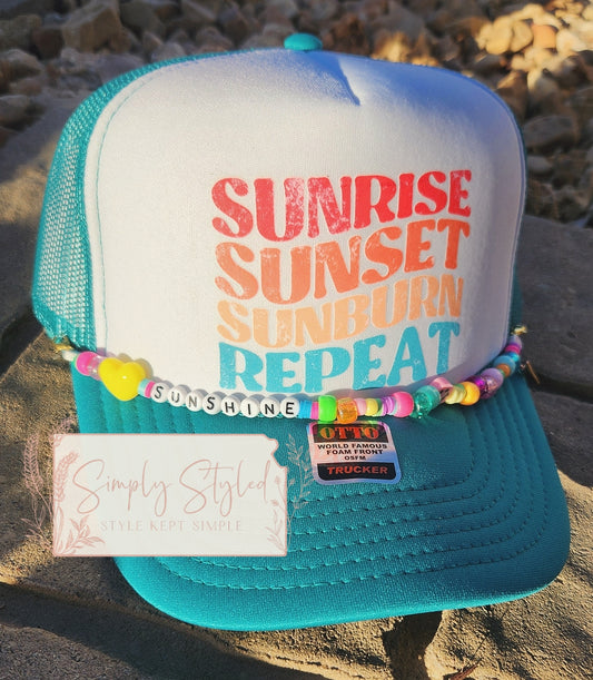 Sunrise, Sunburn, Sunset Hat