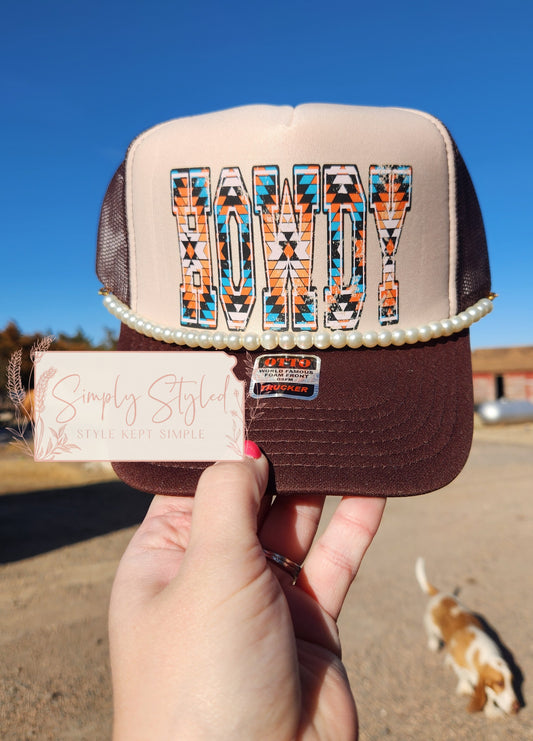 Aztec Howdy Trucker Hat