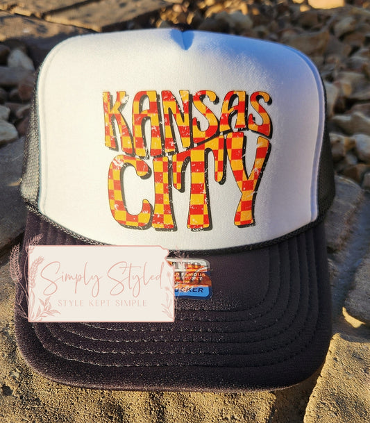 Kansas City Checkered Hat