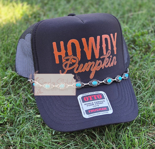 Howdy Pumpkin Trucker Hat