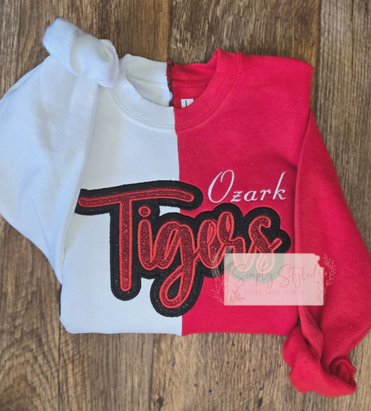 Custom Glitter Mascot Crewneck ***Read Description***