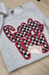 Checkered Game Day Crewneck **READ DESCRIPTION**