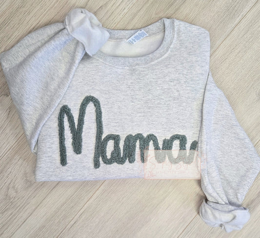Custom Chenille Yarn Crewneck