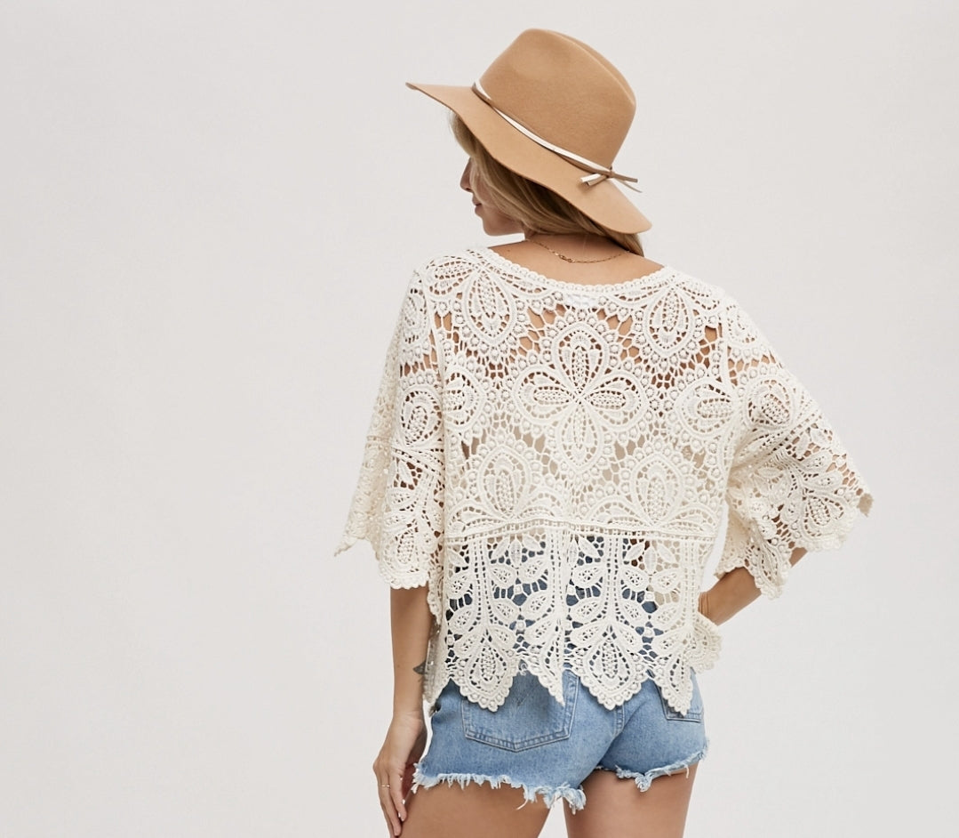 Crochet Lace Top