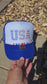 USA Rhinestone Hat