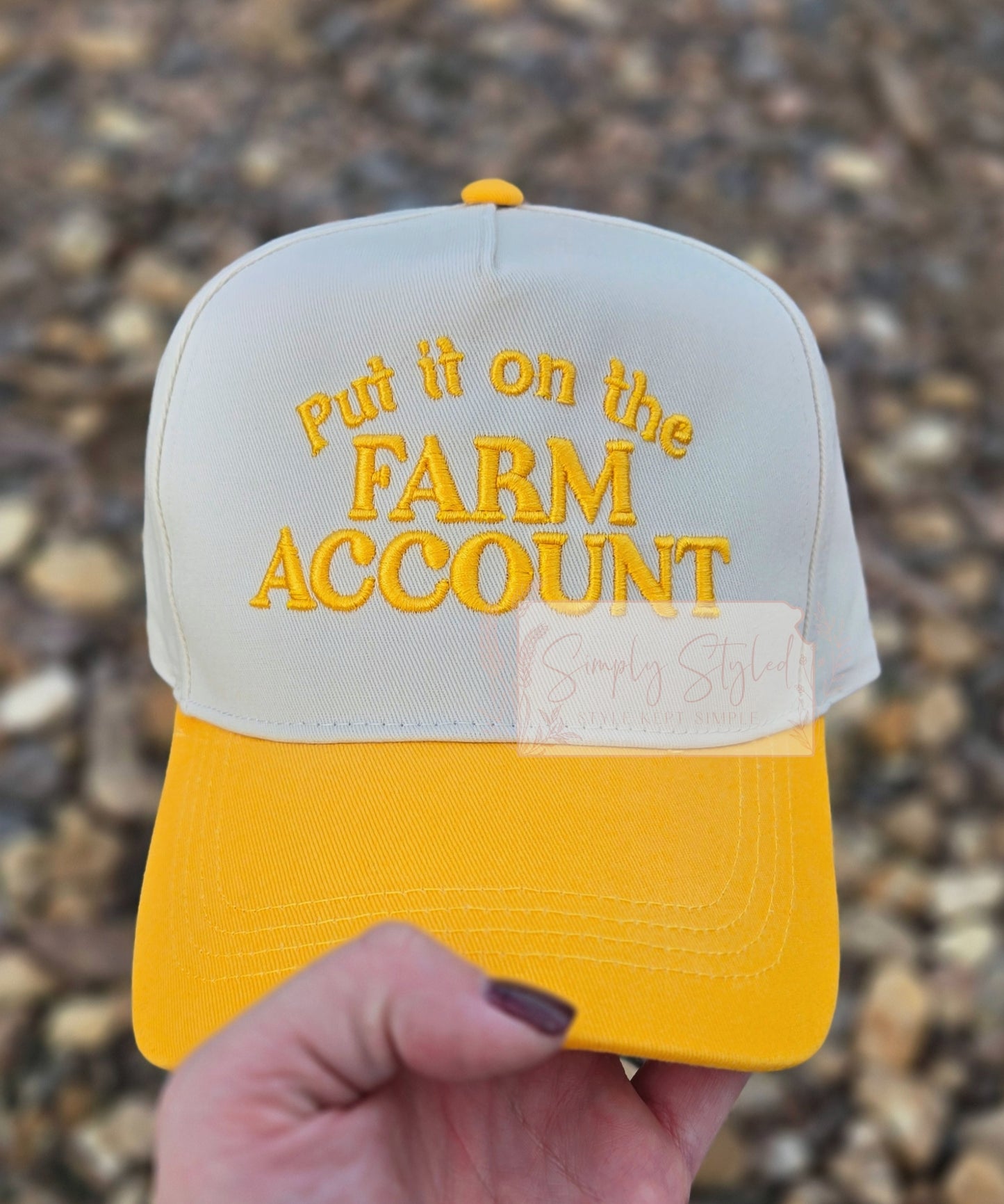 Farm Account Embroidered Hat