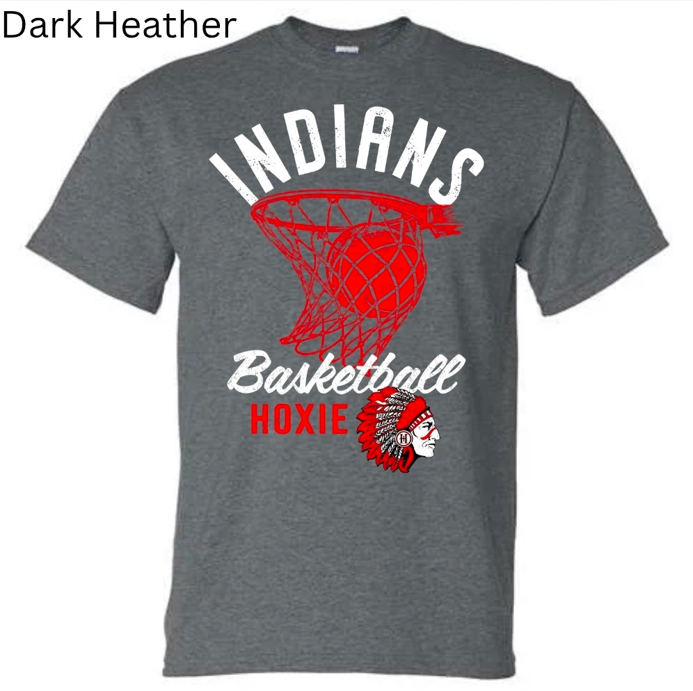 Hoxie Indian Basketball Shirt Fundraiser Design #2