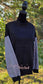 Plaid Sleeve Mockneck Sweatshirt