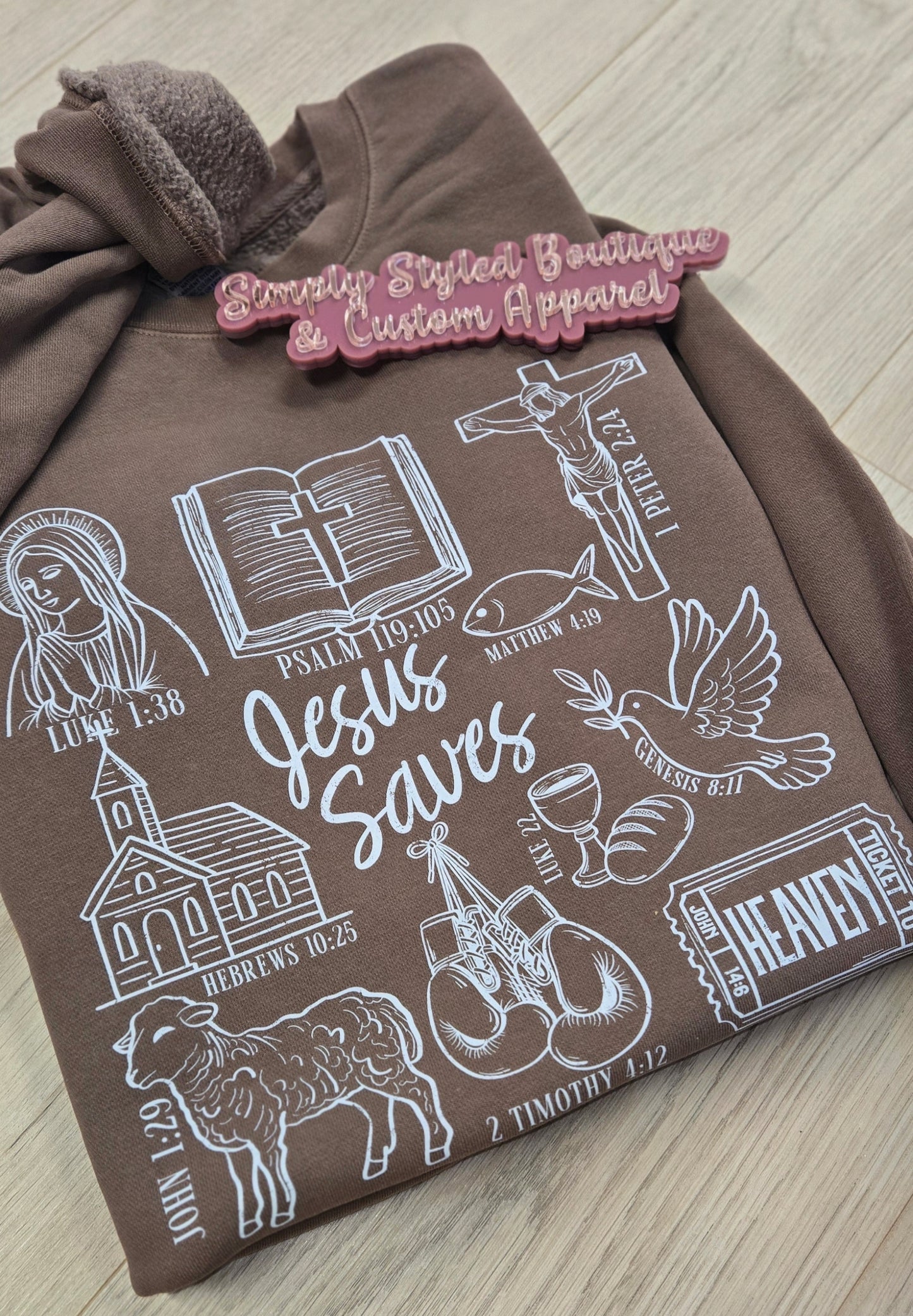 Jesus Saves Sweatshirt