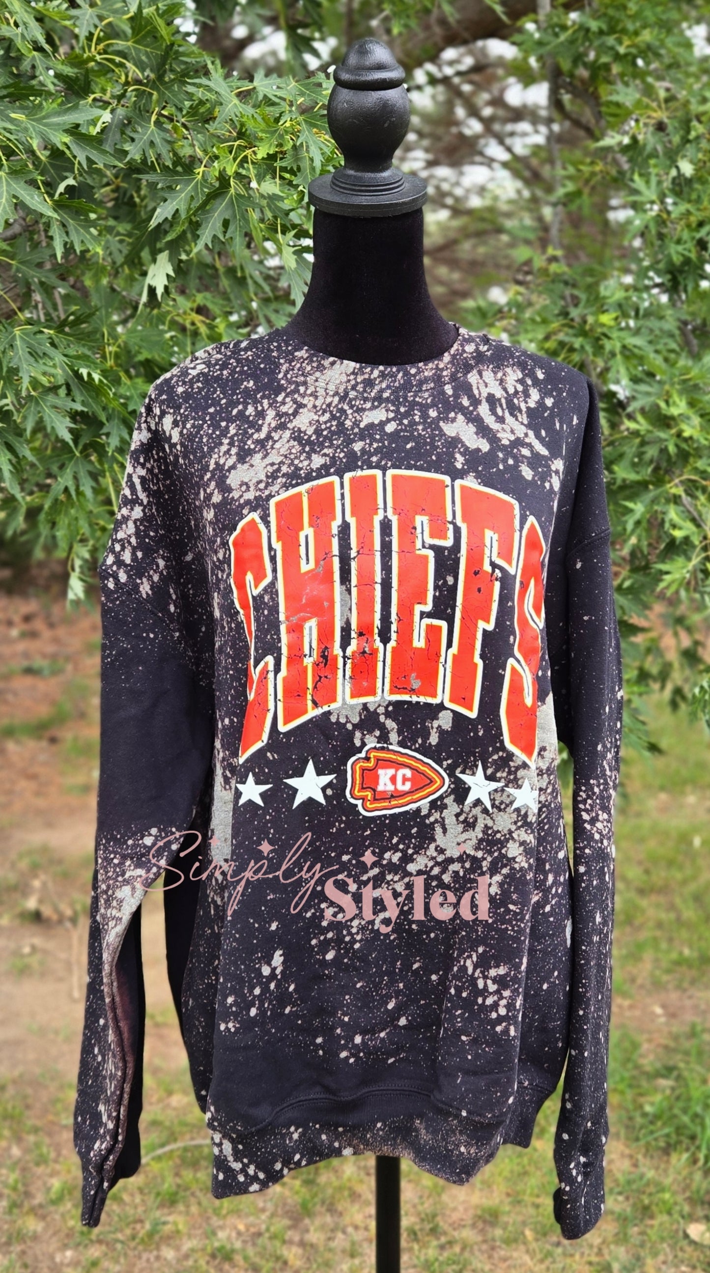 Chiefs Bleached Crewneck