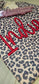Leopard Mockneck Custom Embroidered