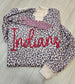 Leopard Mockneck Custom Embroidered
