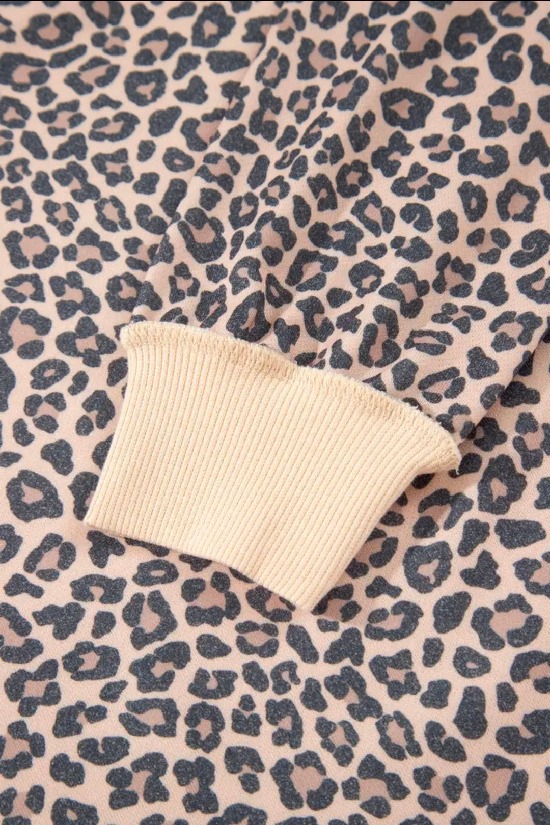 Leopard Mockneck Custom Embroidered