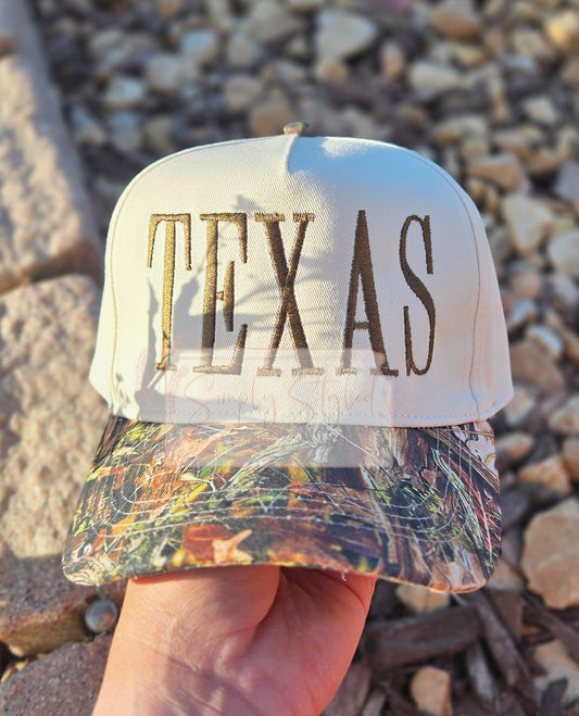 Custom State Camo Trucker Hat