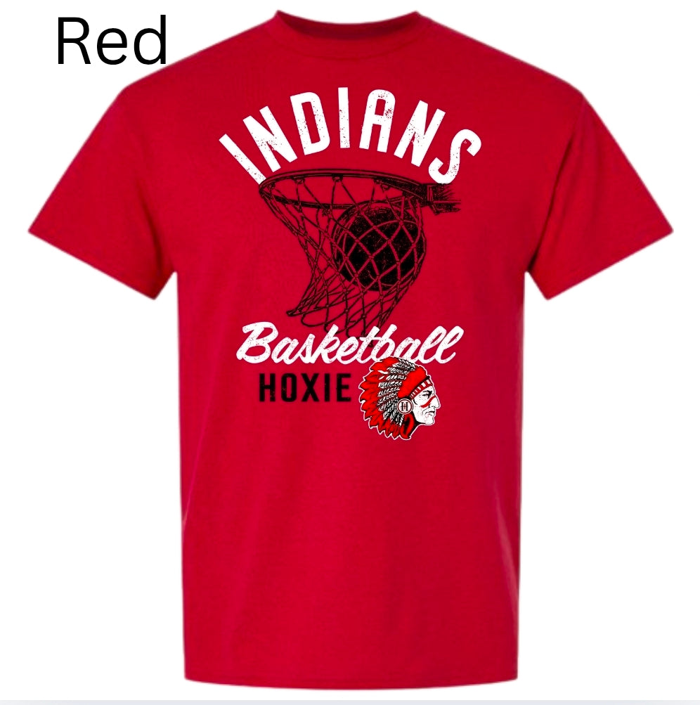 Hoxie Indian Basketball Shirt Fundraiser Design #2