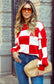 Checkered Knit Sweater